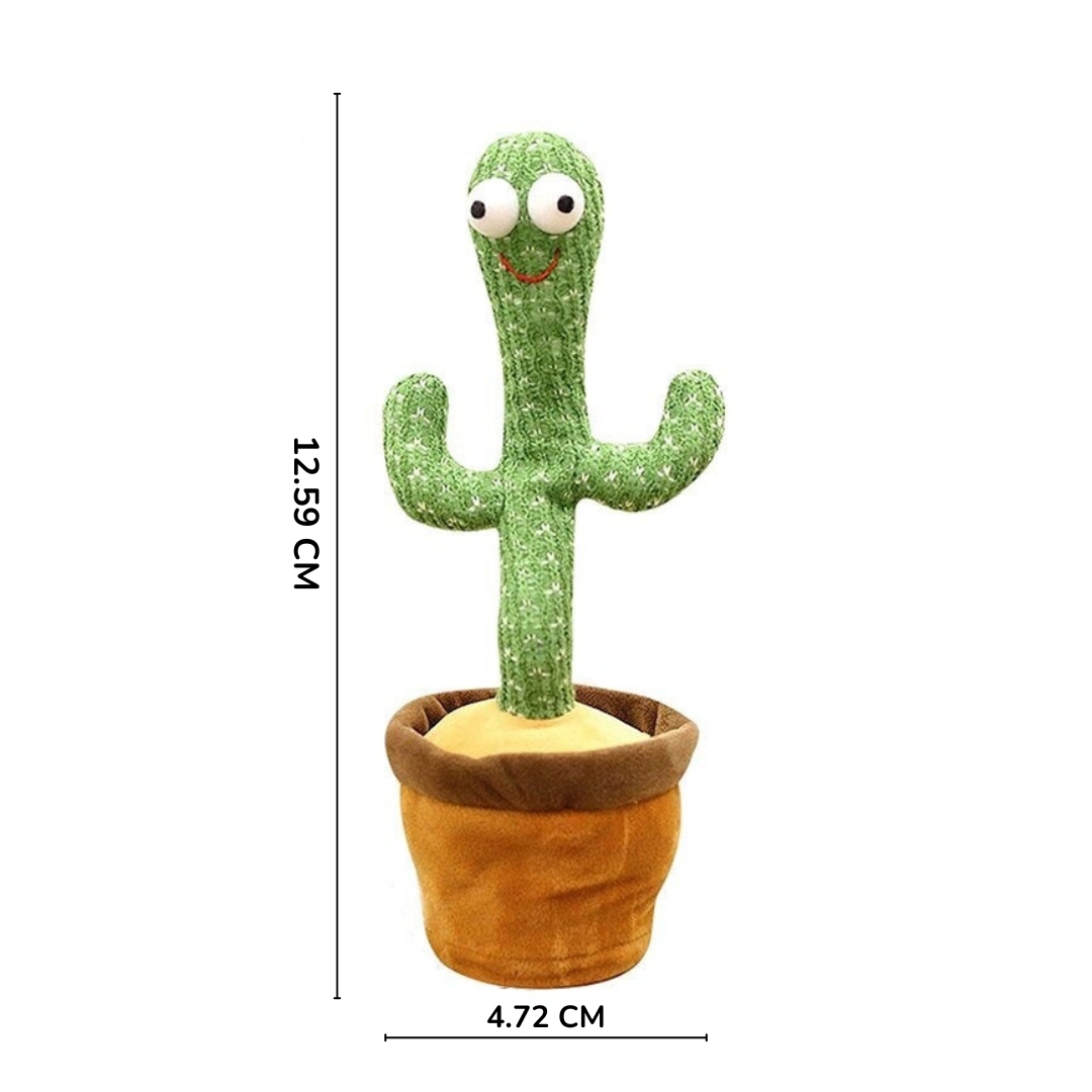 Cactus Bailarín Musical - Canta, Baila y Graba con Luces