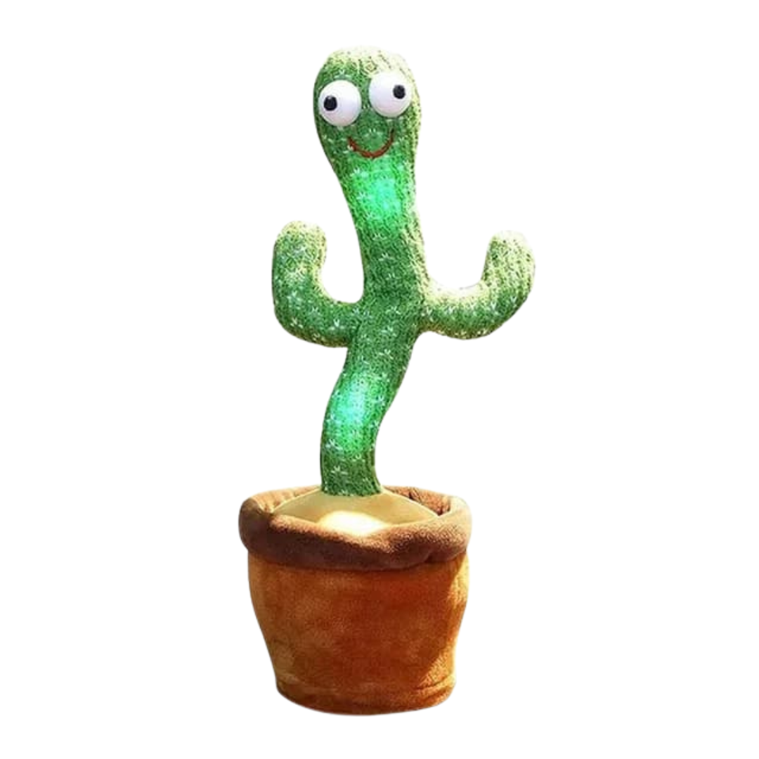 Cactus Bailarín Musical - Canta, Baila y Graba con Luces