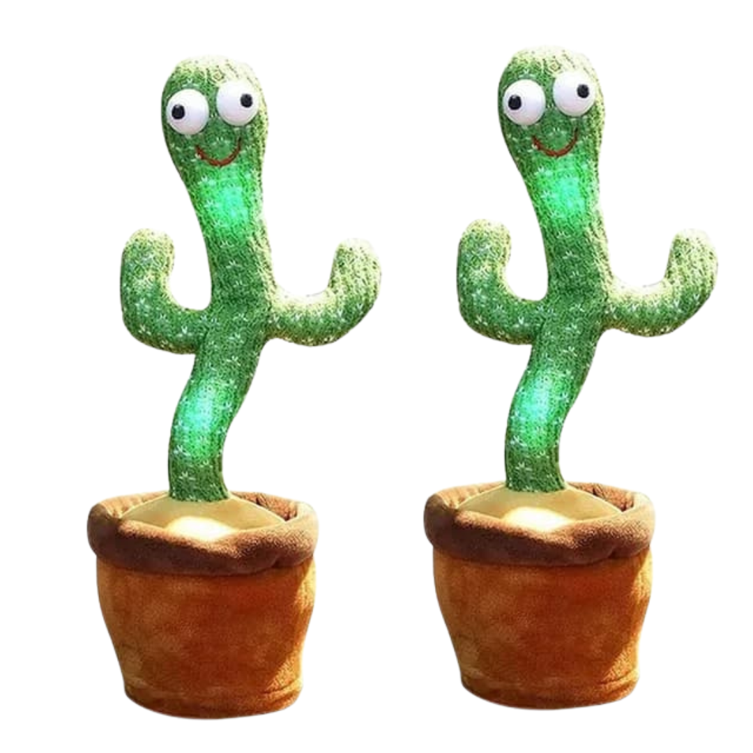 Cactus Bailarín Musical - Canta, Baila y Graba con Luces