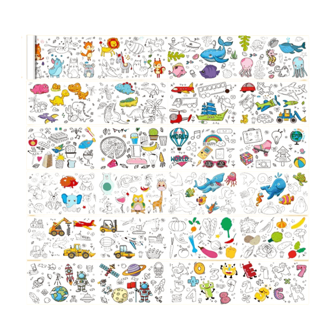 Rollo de Dibujo Creativo - Arte y Diversión sin Límites