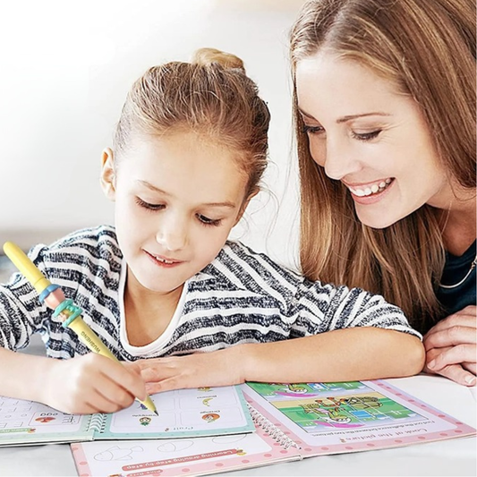 Libro Mágico de Caligrafía - Aprende a Escribir Jugando