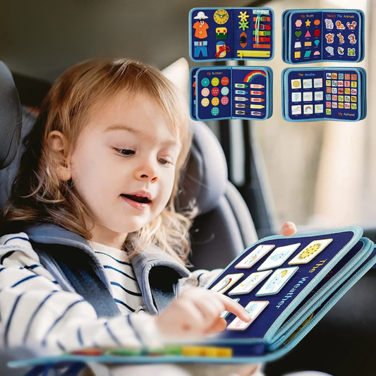 Tablero de Actividades Montessori - Desarrollo de Habilidades Motoras Finas