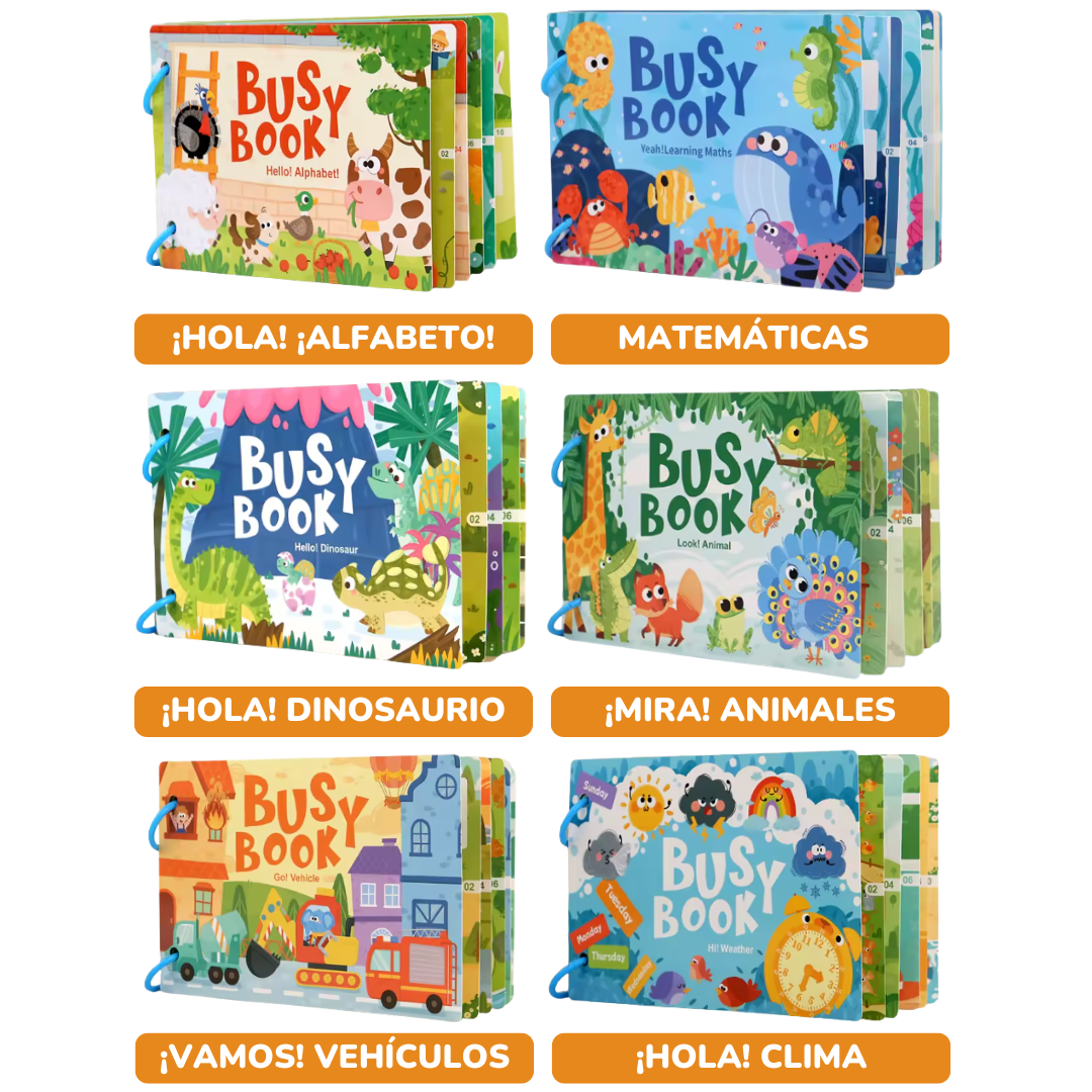 Busy Book - Libro Interactivo Montessori