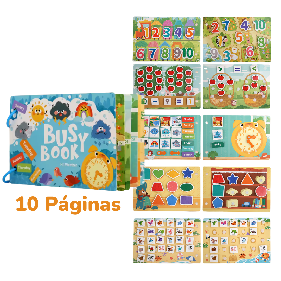 Busy Book - Libro Interactivo Montessori