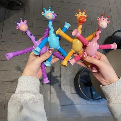 Interactive Giraffe Pop Tubes
