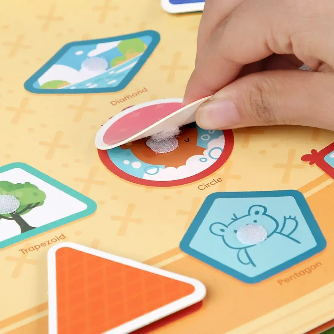 Interactive Busy Book with Velcro [Toddler & Preschool Edition: 2-7 Years]