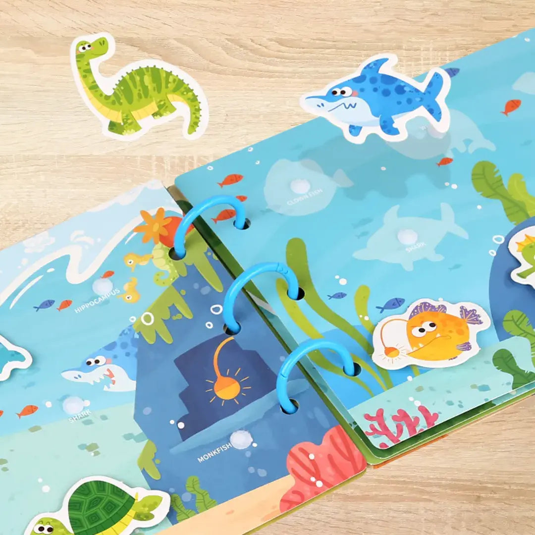 Interactive Busy Book with Velcro [Toddler & Preschool Edition: 2-7 Years]