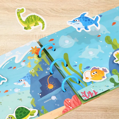 Interactive Busy Book with Velcro [Toddler & Preschool Edition: 2-7 Years]