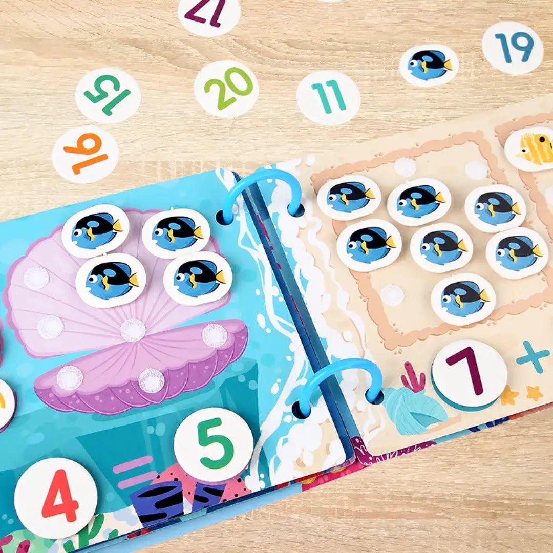 Interactive Busy Book with Velcro [Toddler & Preschool Edition: 2-7 Years]