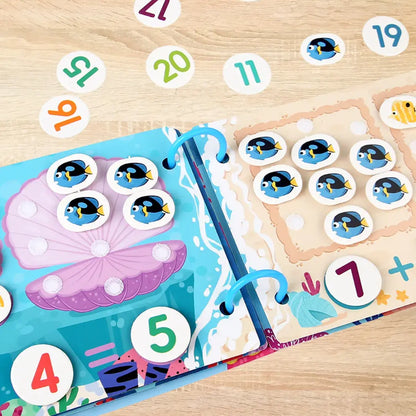 Interactive Busy Book with Velcro [Toddler & Preschool Edition: 2-7 Years]